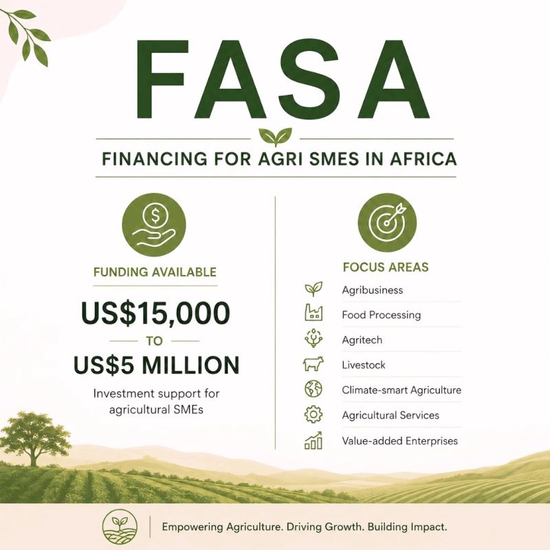 Financing for Agri-SMEs in Africa (FASA)