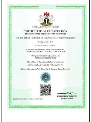 Isiyaka Dari Usman, Darigronomy Global