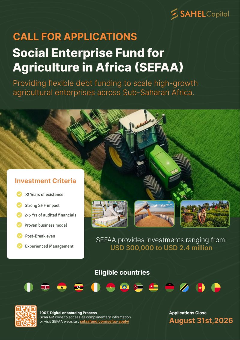 Social Enterprise Fund for Agriculture in Africa (SEFAA)